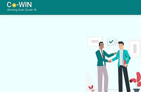 കോവിന്‍ പോര്‍ട്ടല്‍, സ്‌ക്രീന്‍ഷോട്ട്