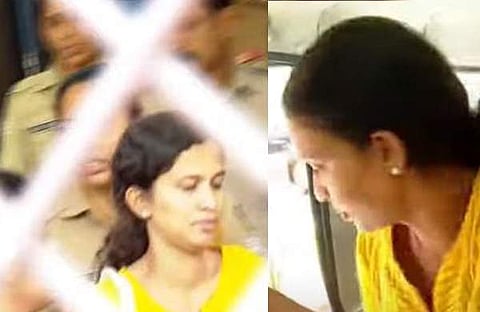 വിദ്യ പൊലീസ് കസ്റ്റഡിയില്‍/ടിവി ചിത്രം