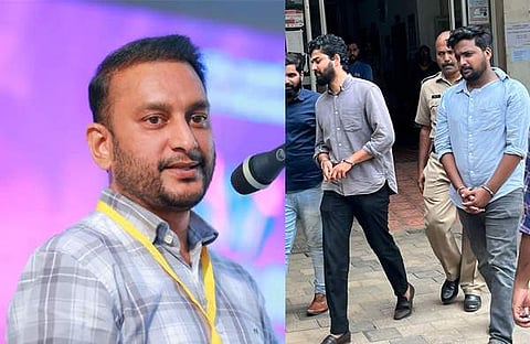 പി കെ ഫിറോസ്, അറസ്റ്റിലായ എംഎസ്എഫ് പ്രവർത്തകർ/ ഫെയ്സ്ബുക്ക്