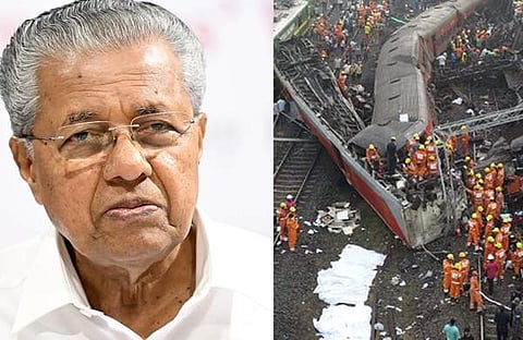 മുഖ്യമന്ത്രി പിണറായി വിജയന്‍, ട്രെയിന്‍ അപകടം
