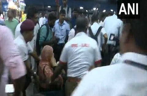 യാത്രക്കാർ ചെന്നൈയിൽ എത്തിയപ്പോൾ/ എഎൻഐ