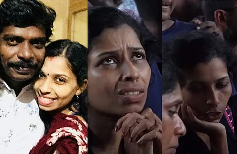 കൊല്ലം സുധി ഭാര്യ രേണുവിനൊപ്പം/ ഫെയ്സ്ബുക്ക്, രേണു/ വിഡിയോ സ്ക്രീൻഷോട്ട്