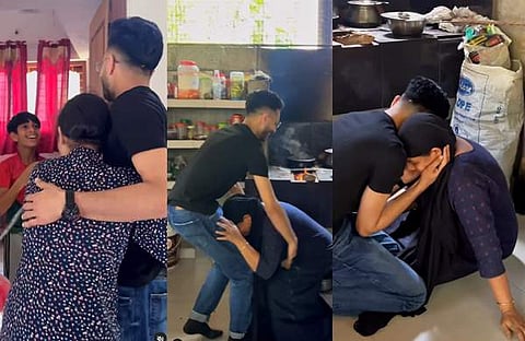 അൻസിൽ വീട്ടിലെത്തിയപ്പോൾ/ ഇൻസ്റ്റ​ഗ്രാം