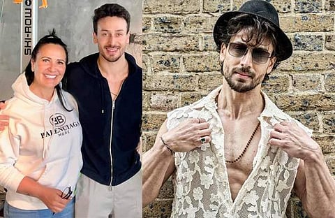 ടൈ​ഗർ ഷറോഫും അമ്മയും/ ഫെയ്സ്ബുക്ക്