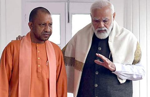 നരേന്ദ്ര മോദിയും യോഗി ആദിത്യനാഥും/ഫയല്‍