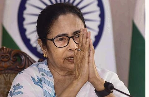 മമത ബാനര്‍ജിയുടെ വാര്‍ത്താ സമ്മേളനം/പിടിഐ