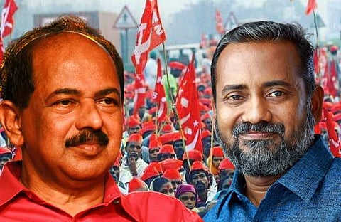 ജിആര്‍ അനില്‍ പി പ്രസാദ്, എഐകെഎസ് പ്രകടനം