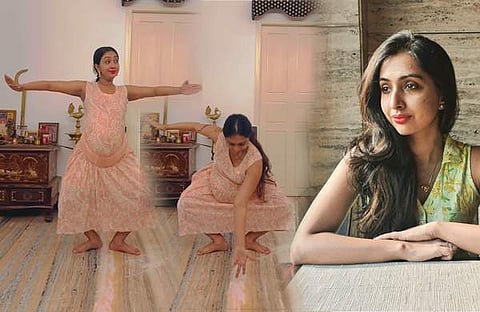 പ്രസവിക്കുന്നതിന് ദിവസങ്ങള്‍ക്ക് മുന്‍പ്; നിറവയറില്‍ ഉത്തര ഉണ്ണിയുടെ ഡാന്‍സ്; വിഡിയോ