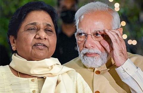 മായാവതി, നരേന്ദ്ര മോദി