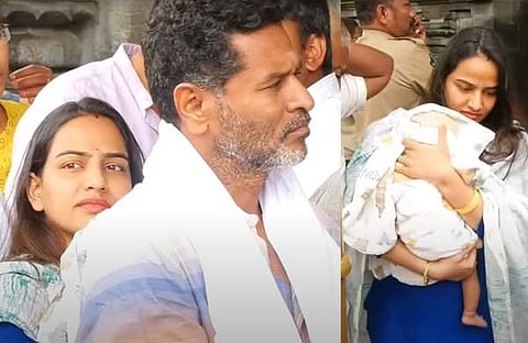 മകൾക്കും ഭാര്യയ്ക്കുമൊപ്പം പ്രഭുദേവ തിരുപ്പതിയിൽ എത്തിയപ്പോൾ/ വിഡിയോ സ്ക്രീൻഷോട്ട്