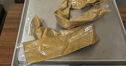 പിടികൂടിയ സ്വർണം/ ടെലിവിഷൻ ദൃശ്യം