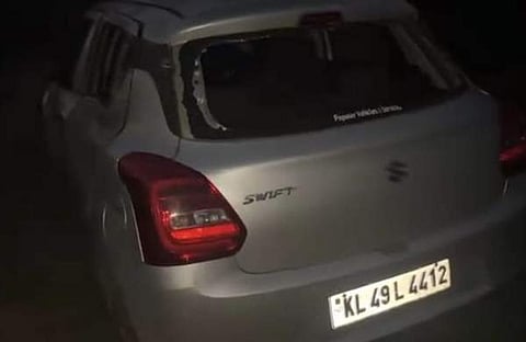 അപകടത്തില്‍പ്പെട്ട കാര്‍