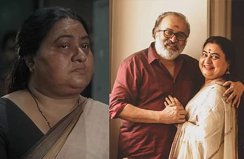 റോഷാക്കിൽ ബിന്ദു പണിക്കർ, സായ് കുമാറും ബിന്ദു പണിക്കരും/ ഫെയ്സ്ബുക്ക്