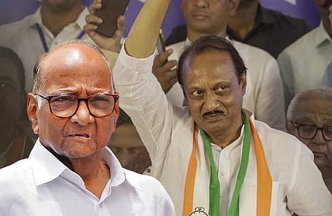 ശരദ് പവാര്‍, അജിത് പവാര്‍