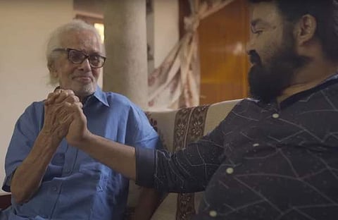 മോഹൻലാലും ആർട്ടിസ്റ്റ് നമ്പൂതിരിയും/ വിഡിയോ സ്ക്രീൻഷോട്ട്