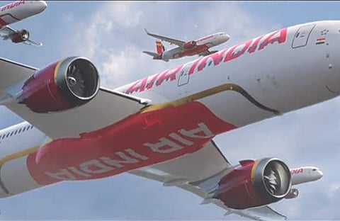 എയര്‍ ഇന്ത്യയുടെ പുതിയ ലോഗോ, എയര്‍ ഇന്ത്യ ട്വിറ്ററില്‍ പങ്കുവെച്ച ചിത്രം