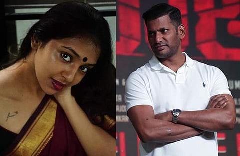 ലക്ഷ്മി മേനോൻ, വിശാൽ/ഫോട്ടോ: ഫെയ്സ്ബുക്ക്