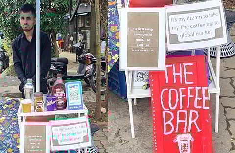 മായങ്ക് പാണ്ഡ്യയുടെ കോഫി സ്റ്റാൾ/ എക്‌സ്