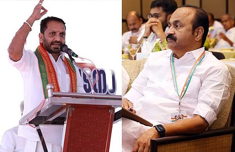 കെ സുരേന്ദ്രൻ, വിഡി സതീശൻ/ ഫെയ്സ്ബുക്ക്