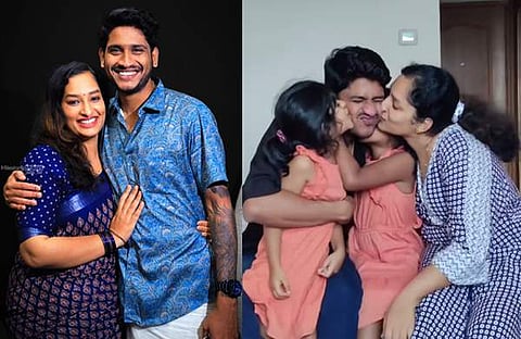 അഖിൽ മാരാരും കുടുംബവും/ ഫെയ്സ്ബുക്ക്