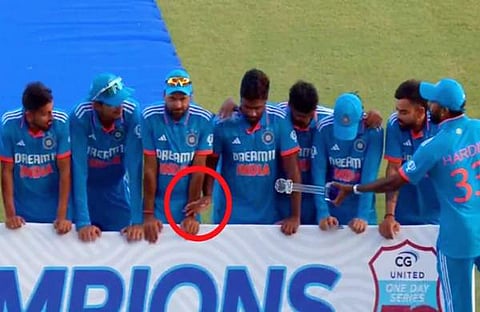 സഞ്ജു സാംസണും ടീമം​ഗങ്ങളും/ ട്വിറ്റർ