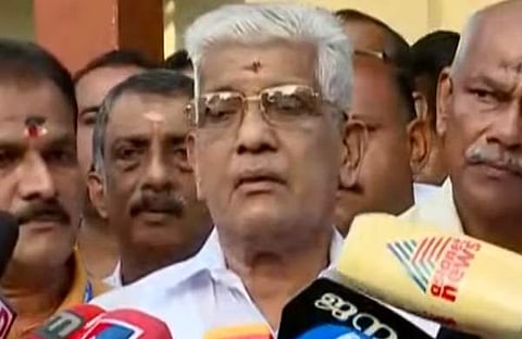 ജി സുകുമാരന്‍ നായര്‍ മാധ്യമങ്ങളോട്, സ്‌ക്രീന്‍ഷോട്ട്