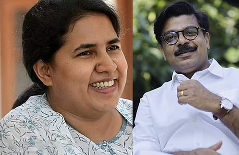 വീണാ വിജയന്‍, മാത്യു കുഴല്‍ നാടന്‍