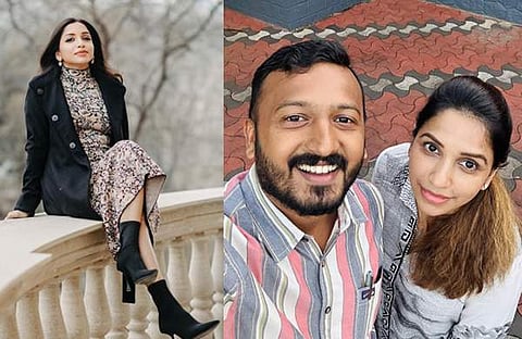 അച്ചു ഉമ്മൻ/ ഇൻസ്റ്റ​ഗ്രാം, രാഹുൽ മാങ്കൂട്ടത്തിലും അച്ചു ഉമ്മനും/ ഫെയ്സ്ബുക്ക്