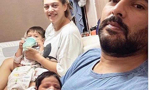 യുവരാജ് സാമൂഹിക മാധ്യമത്തില്‍ പങ്കുവച്ച ചിത്രം