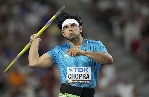 ചരിത്രമെഴുതി നീരജ് ചോപ്ര/ പിടിഐ