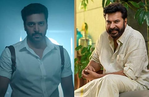 ജയം രവി/വിഡിയോ സ്ക്രീൻഷോട്ട് , മമ്മൂട്ടി/ ഇൻസ്റ്റ​ഗ്രാം