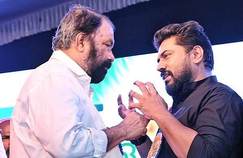 മന്ത്രി വി ശിവന്‍കുട്ടി, നിവിന്‍ പോളി/ ഫെയ്‌സ്ബുക്ക്