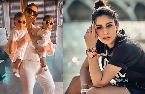 നയൻതാര ഇൻസ്റ്റ​ഗ്രാമിൽ പങ്കുവച്ച വിഡിയോയിൽ നിന്ന്