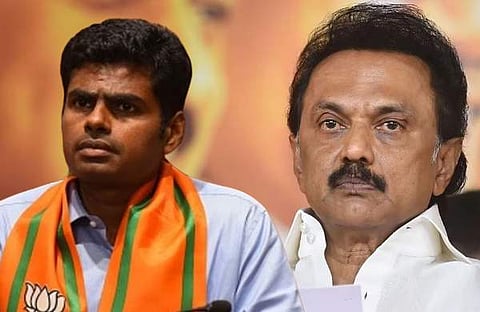 കെ അണ്ണാമലൈ,എംകെ സ്റ്റാലിന്‍