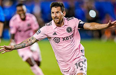 മയാമിക്കായി ഗോള്‍ നേടിയ മെസിയുടെ ആഹ്ലാദം