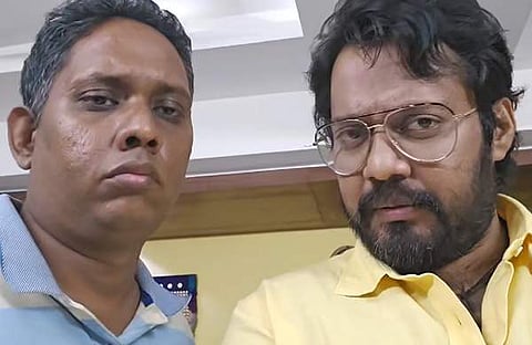 സന്തോഷ് വർക്കിയും ബാലയും/ വിഡിയോ സ്ക്രീൻഷോട്ട്