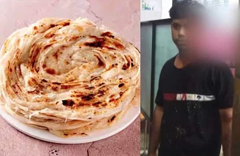 പരിക്കേറ്റ തൊഴിലാളി/ ടിവി ദൃശ്യം