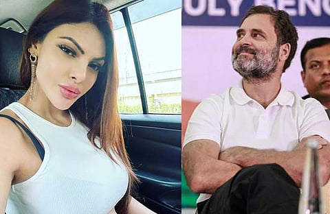 ഷെര്‍ലിന്‍ ചോപ്ര, രാഹുല്‍ ഗാന്ധി/ ഇൻസ്റ്റ​ഗ്രാം