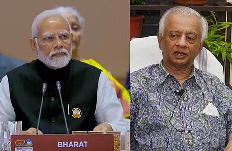 നരേന്ദ്രമോദി, ടികെഎ നായര്‍/ എക്‌സ്പ്രസ് ചിത്രം