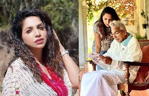 അച്ചു ഉമ്മനും ഉമ്മൻ ചാണ്ടിയും/ ഇൻസ്റ്റ​ഗ്രാം