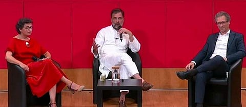 രാഹുല്‍ ഗാന്ധി സയന്‍സസ് പിഒ യൂണിവേഴ്സ്റ്റിയില്‍ സംസാരിക്കുന്നു/വീഡിയോ സ്‌ക്രീന്‍ഷോട്ട്