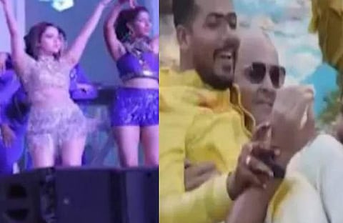 സൗരഭിന്റെ വിവാഹത്തില്‍ നിന്നും/വീഡിയോ സ്‌ക്രീന്‍ഷോട്ട്