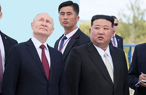 പുടിനൊപ്പം കിം ജോങ് ഉന്‍/എഎഫ്പി