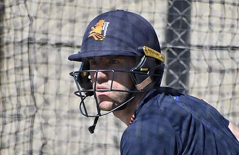 നെതർലൻഡ്സ് താരം ലോ​ഗൻ വാൻ ബീക് പരിശീലനത്തിൽ/ ട്വിറ്റർ