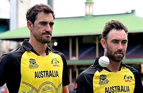 മിച്ചല്‍ സ്റ്റാര്‍ക്ക്, ഗ്ലെന്‍ മാക്‌സ്‌വെല്‍ / ട്വിറ്റർ