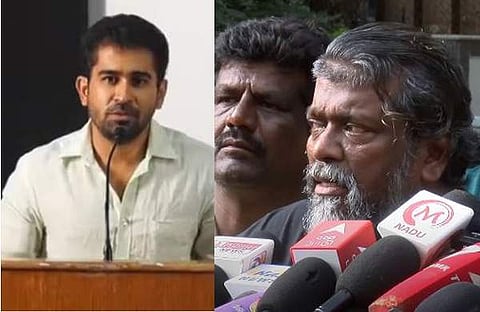 വിജയ് ആന്റണി, പാർത്ഥിപൻ/ വിഡിയോ സ്ക്രീൻഷോട്ട്