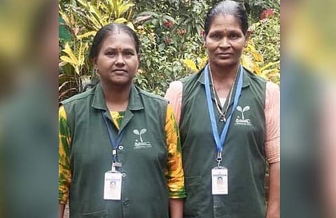 രാധാ കൃഷ്ണനും ഷൈബാ ബിജുവും/ഫോട്ടോ: ഫെയ്സ്ബുക്ക്