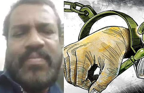 മരിച്ച ബാലകൃഷ്ണൻ