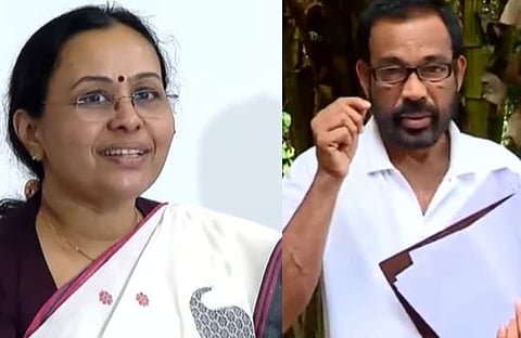 വീണാ ജോര്‍ജ്, ഹരിദാസ്; ടിവി ദൃശ്യം