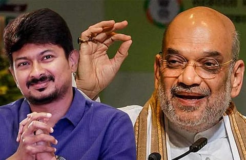 ഉദയനിധി സ്റ്റാലിന്‍, അമിത് ഷാ